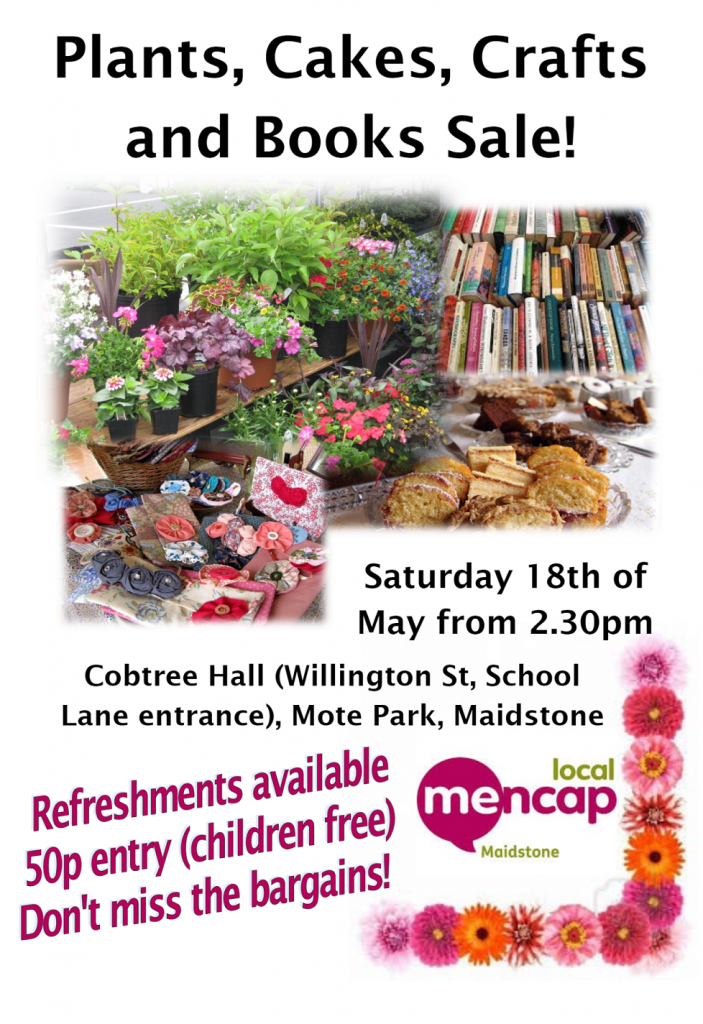 Plants, Cakes, Crafts and Book Sale!